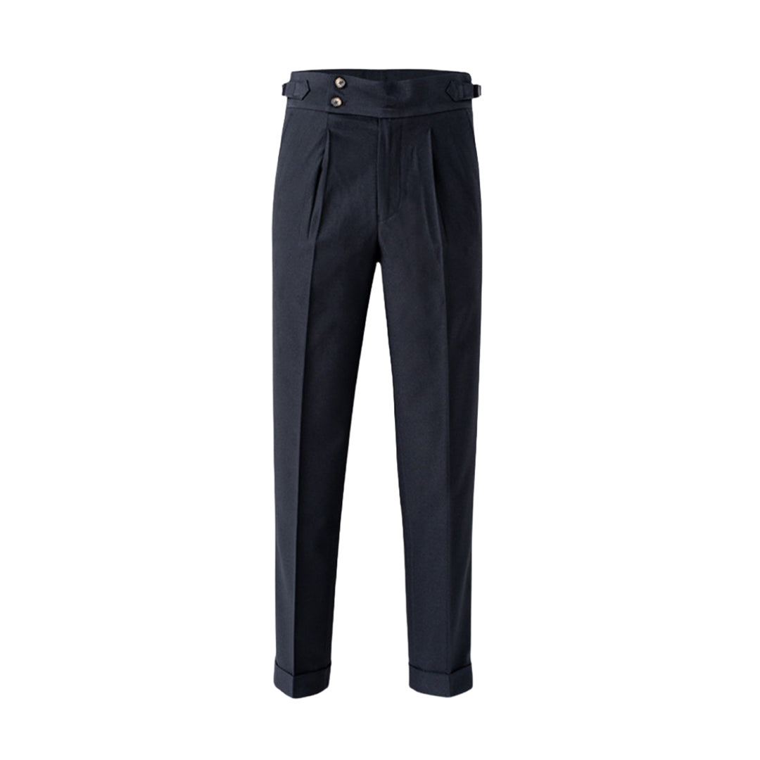 THE RERACS Gurkha Pants Navy Wide