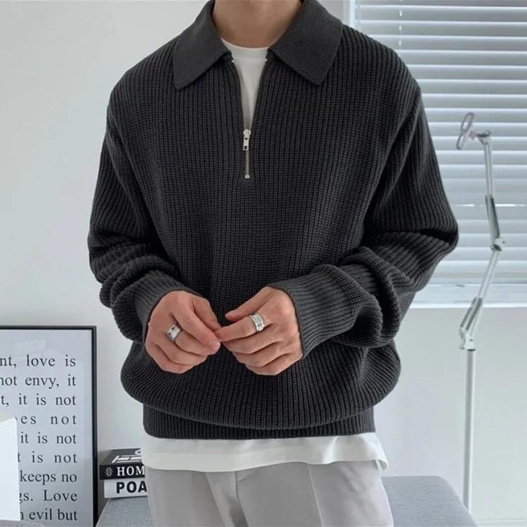 Noble Wear Julius Half Zip Sweater Noble Wear Julius Half Zip Sweater