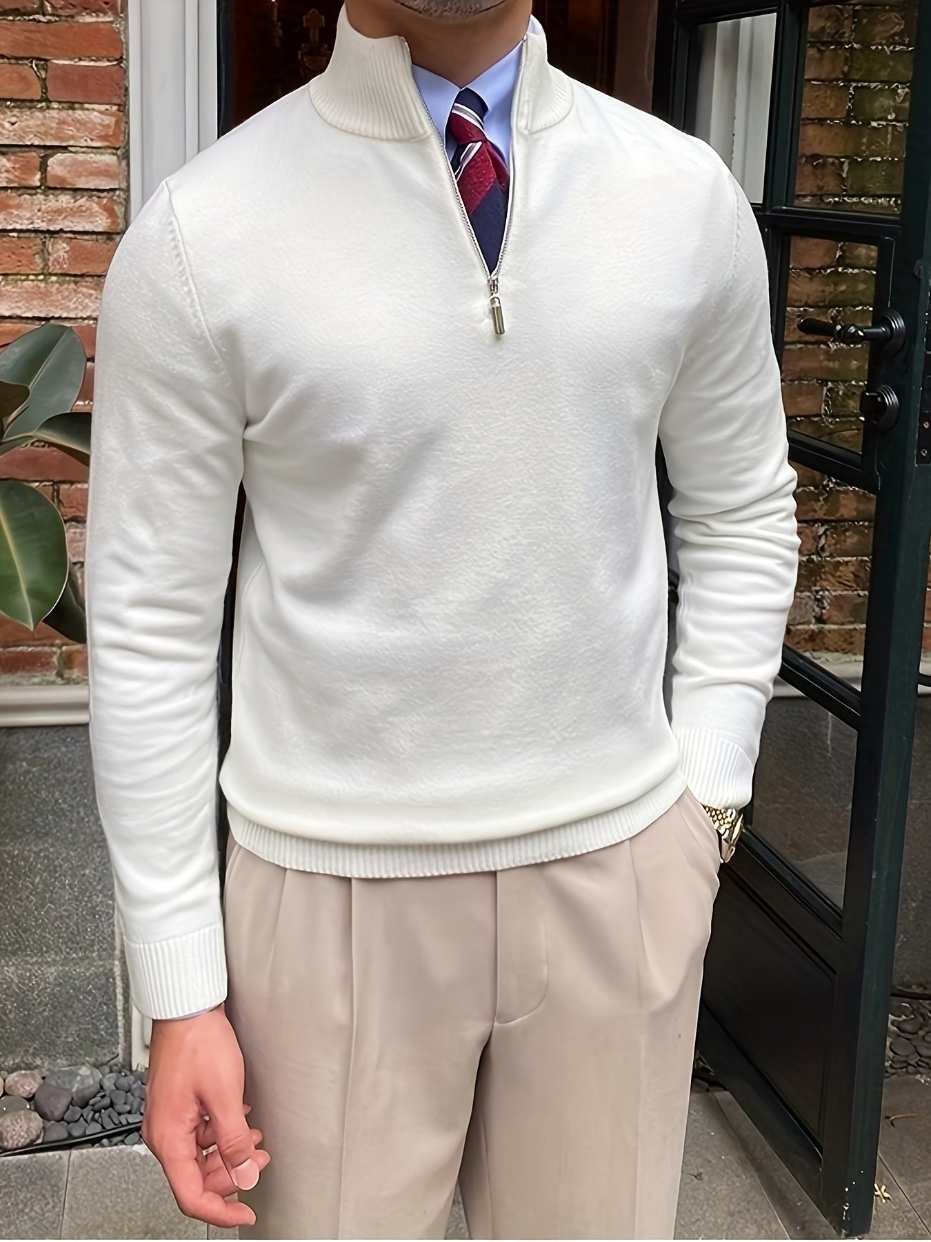 Noble Wear Cambridge Half Zip Sweater Noble Wear Cambridge Half Zip Sweater